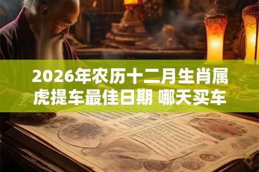 2026年农历十二月生肖属虎提车最佳日期 哪天买车最好