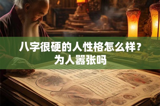 八字很硬的人性格怎么样？为人嚣张吗