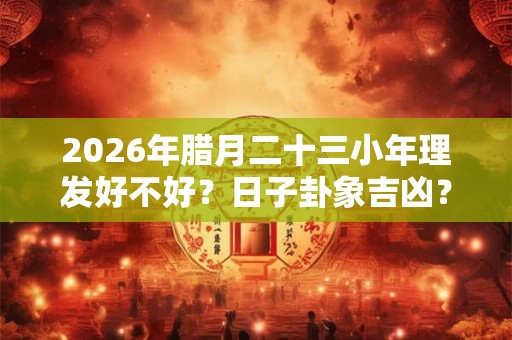 2026年腊月二十三小年理发好不好？日子卦象吉凶？