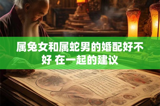 属兔女和属蛇男的婚配好不好 在一起的建议