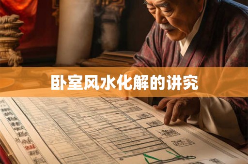 卧室风水化解的讲究