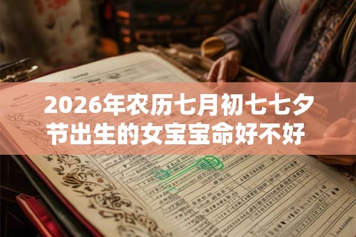 2026年农历七月初七七夕节出生的女宝宝命好不好 命理详解