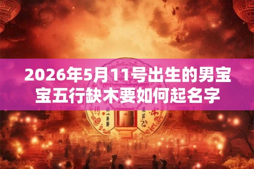 2026年5月11号出生的男宝宝五行缺木要如何起名字 2026年5月11号出生的男宝宝五行缺木要如何起名字