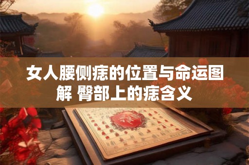 女人腰侧痣的位置与命运图解 臀部上的痣含义