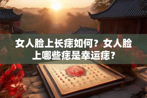 女人脸上长痣如何?女人脸上哪些痣是幸运痣? 女人脸上长痣如何?女人脸上哪些痣是幸运痣?
