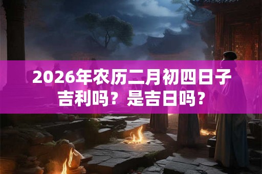 2026年农历二月初四日子吉利吗?是吉日吗? 2026年农历二月初四日子吉利吗?是吉日吗?