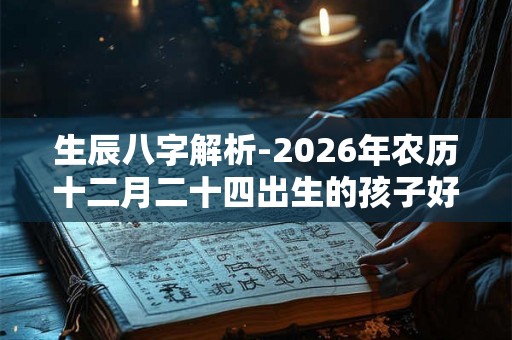 生辰八字解析-2026年农历十二月二十四出生的孩子好吗 生辰八字解析-2026年农历十二月二十四出生的孩子好吗