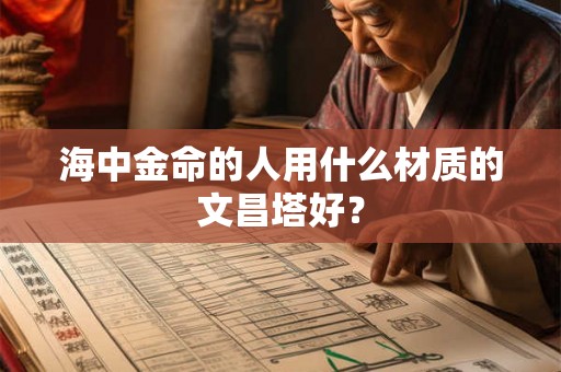 海中金命的人用什么材质的文昌塔好？