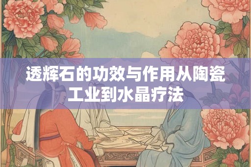 透辉石的功效与作用从陶瓷工业到水晶疗法