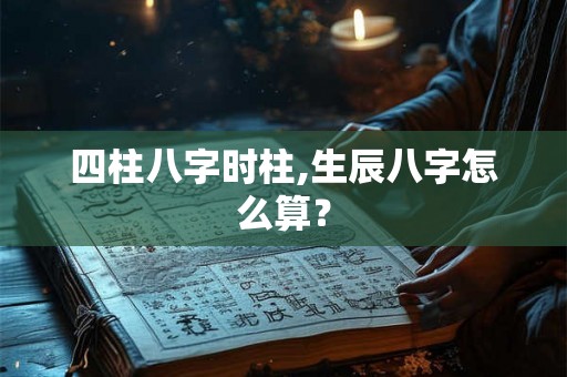 四柱八字时柱,生辰八字怎么算？