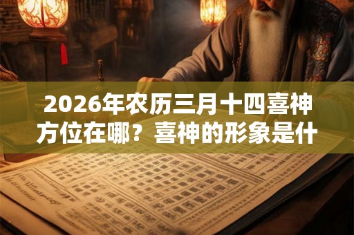 2026年农历三月十四喜神方位在哪？喜神的形象是什么？