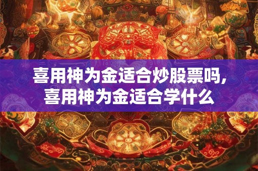 喜用神为金适合炒股票吗,喜用神为金适合学什么