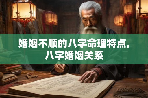 婚姻不顺的八字命理特点,八字婚姻关系