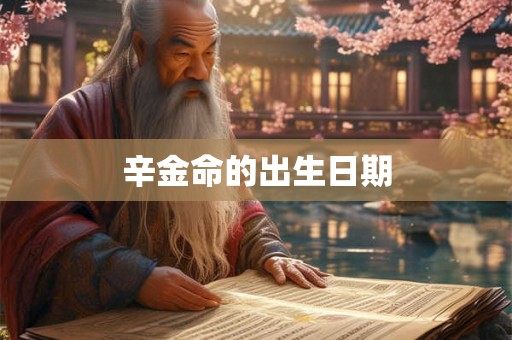 辛金命的出生日期