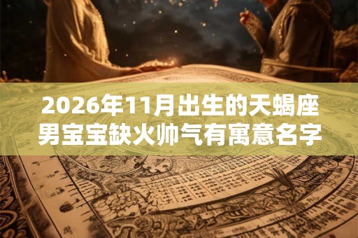 2026年11月出生的天蝎座男宝宝缺火帅气有寓意名字