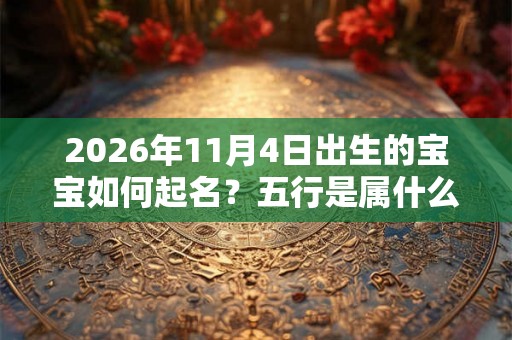 2026年11月4日出生的宝宝如何起名？五行是属什么？
