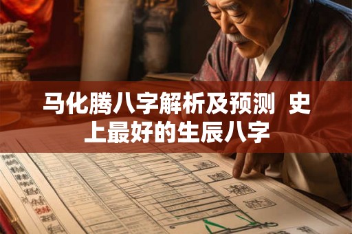 马化腾八字解析及预测 史上最好的生辰八字 马化腾八字解析及预测 史上最好的生辰八字