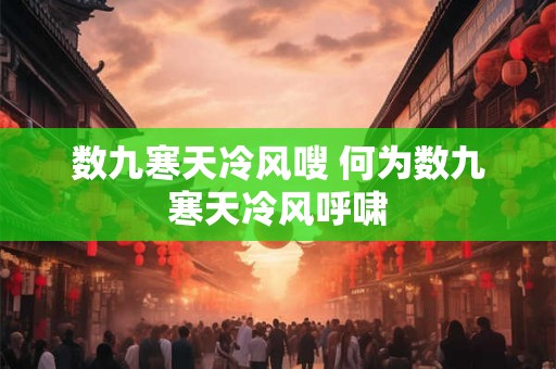 数九寒天冷风嗖 何为数九寒天冷风呼啸
