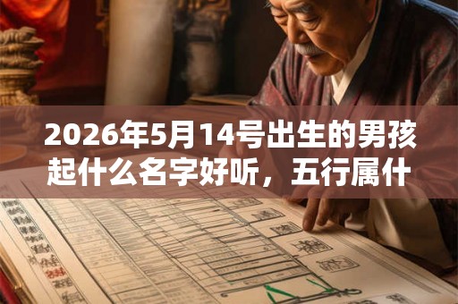 2026年5月14号出生的男孩起什么名字好听,五行属什么 2026年5月14号出生的男孩起什么名字好听,五行属什么