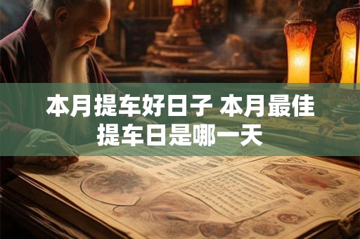 本月提车好日子 本月最佳提车日是哪一天