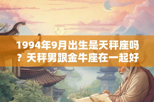 1994年9月出生是天秤座吗?天秤男跟金牛座在一起好不好? 1994年9月出生是天秤座吗?天秤男跟金牛座在一起好不好?