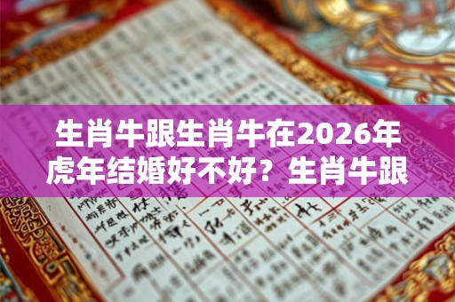 生肖牛跟生肖牛在2026年虎年结婚好不好？生肖牛跟什么生肖最配？