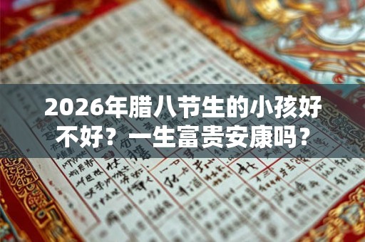2026年腊八节生的小孩好不好?一生富贵安康吗? 2026年腊八节生的小孩好不好?一生富贵安康吗?