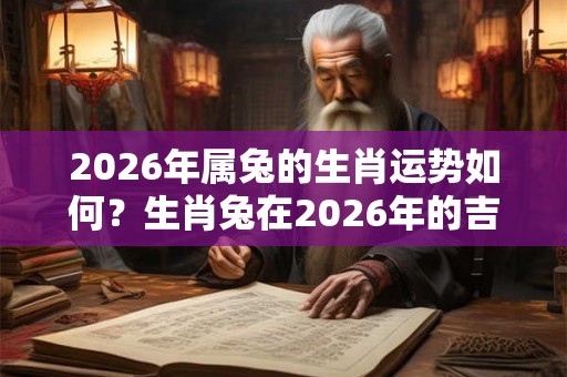 2026年属兔的生肖运势如何？生肖兔在2026年的吉星你知道吗？
