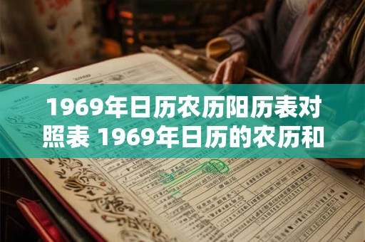 1969年日历农历阳历表对照表 1969年日历的农历和阳历是对照表 1969年日历农历阳历表对照表 1969年日历的农历和阳历是对照表