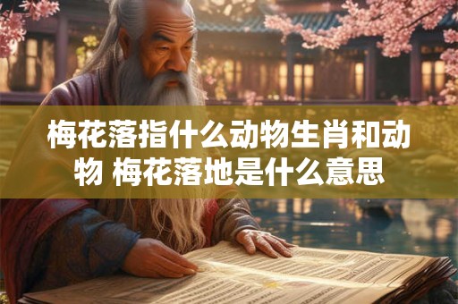 梅花落指什么动物生肖和动物 梅花落地是什么意思