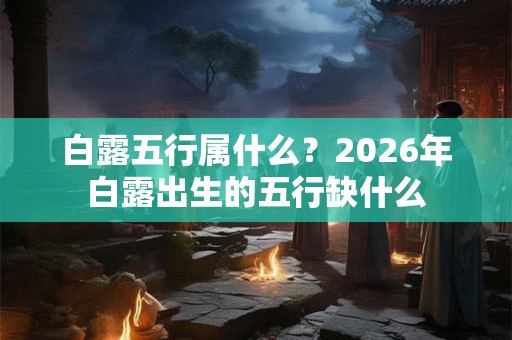 白露五行属什么？2026年白露出生的五行缺什么