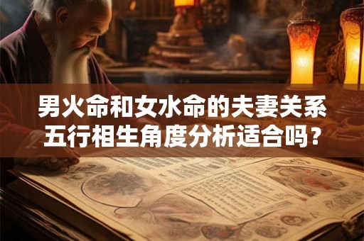 男火命和女水命的夫妻关系五行相生角度分析适合吗？