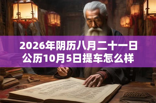 2026年阴历八月二十一日公历10月5日提车怎么样