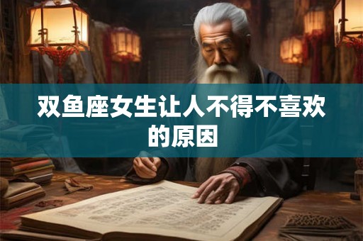 双鱼座女生让人不得不喜欢的原因