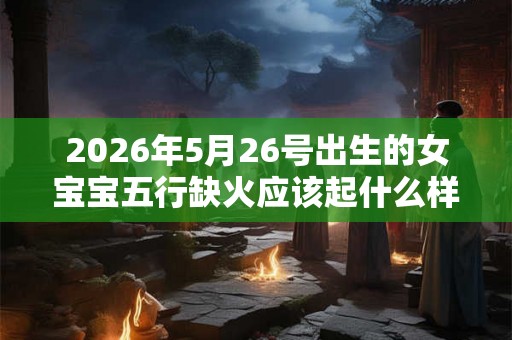 2026年5月26号出生的女宝宝五行缺火应该起什么样的名字
