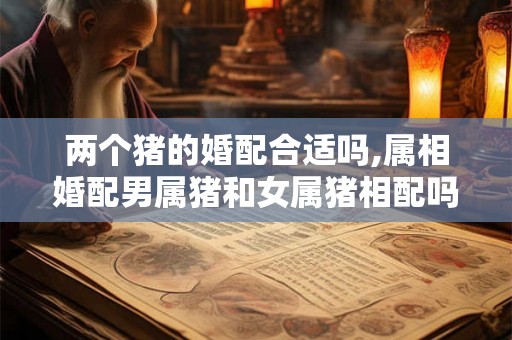 两个猪的婚配合适吗,属相婚配男属猪和女属猪相配吗