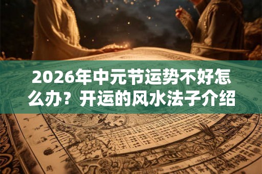 2026年中元节运势不好怎么办？开运的风水法子介绍