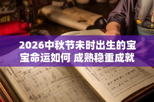 2026中秋节未时出生的宝宝命运如何 成熟稳重成就不凡 2026中秋节未时出生的宝宝命运如何 成熟稳重成就不凡