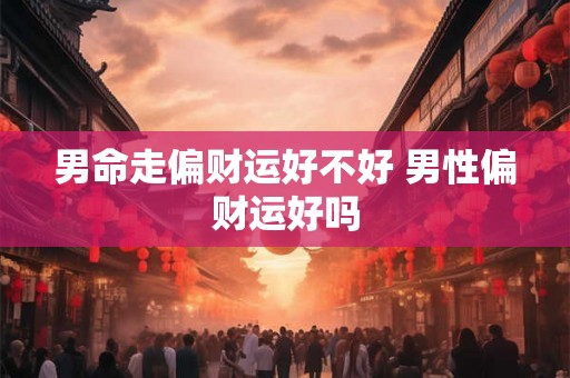 男命走偏财运好不好 男性偏财运好吗