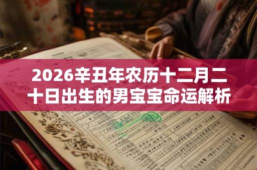 2026辛丑年农历十二月二十日出生的男宝宝命运解析! 2026辛丑年农历十二月二十日出生的男宝宝命运解析!