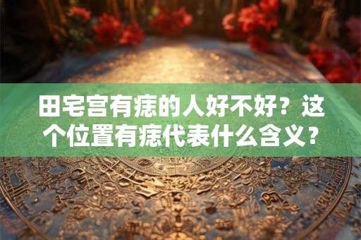 田宅宫有痣的人好不好?这个位置有痣代表什么含义? 田宅宫有痣的人好不好?这个位置有痣代表什么含义?