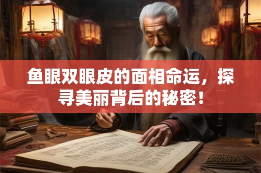 鱼眼双眼皮的面相命运，探寻美丽背后的秘密！