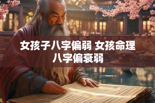 女孩子八字偏弱 女孩命理八字偏衰弱 女孩子八字偏弱 女孩命理八字偏衰弱