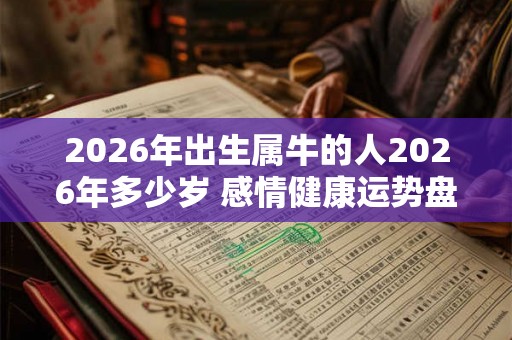 2026年出生属牛的人2026年多少岁 感情健康运势盘点 2026年出生属牛的人2026年多少岁 感情健康运势盘点