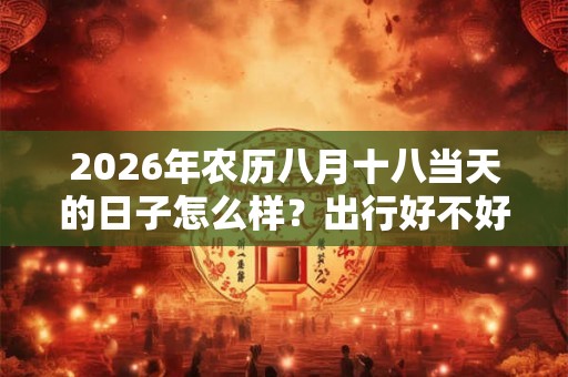 2026年农历八月十八当天的日子怎么样？出行好不好？