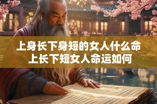 上身长下身短的女人什么命 上长下短女人命运如何 上身长下身短的女人什么命 上长下短女人命运如何