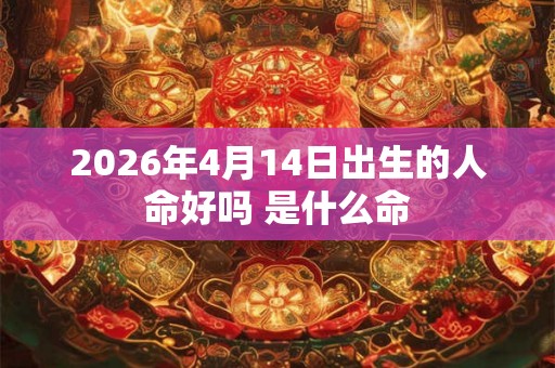 2026年4月14日出生的人命好吗 是什么命