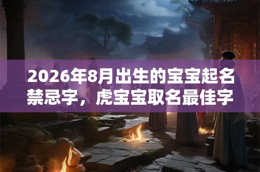 2026年8月出生的宝宝起名禁忌字，虎宝宝取名最佳字