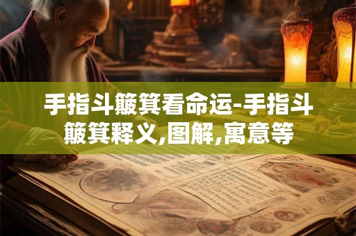 手指斗簸箕看命运-手指斗簸箕释义,图解,寓意等