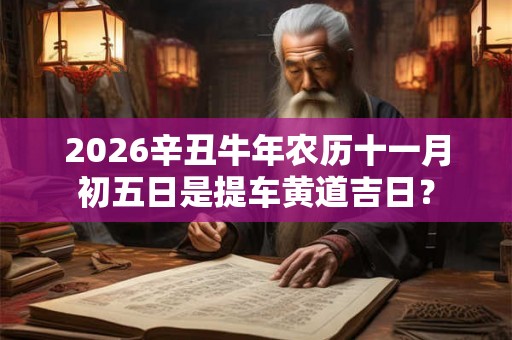 2026辛丑牛年农历十一月初五日是提车黄道吉日？